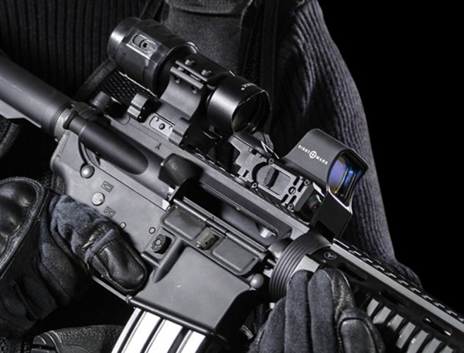 Прицел коллиматорный Sightmark Ultrashot Dual Pro-Spec 1X33X24 IR FP WP (SM14003) Открытый M.R.S 3/5 MOA