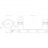Кольца-моноблок для прицела Hawke Match (22111) D=30 мм H=17 мм на Призму (9-11 мм) | Средний