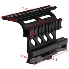 Кронштейн Стикхант Side QD Быстросъёмный для АК / Вепрь / Сайга на Weaver / Picatinny