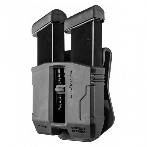 Пенал двойной Fab Defense PS-9 SC-PS9B для 9 мм стальных магазинов Черный