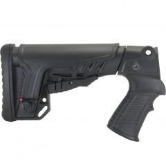 Приклад телескопический DLG Tactical TBS Shock (DLG9205) для Khan / Hatsan / Safak AV / Torun Arms с упором