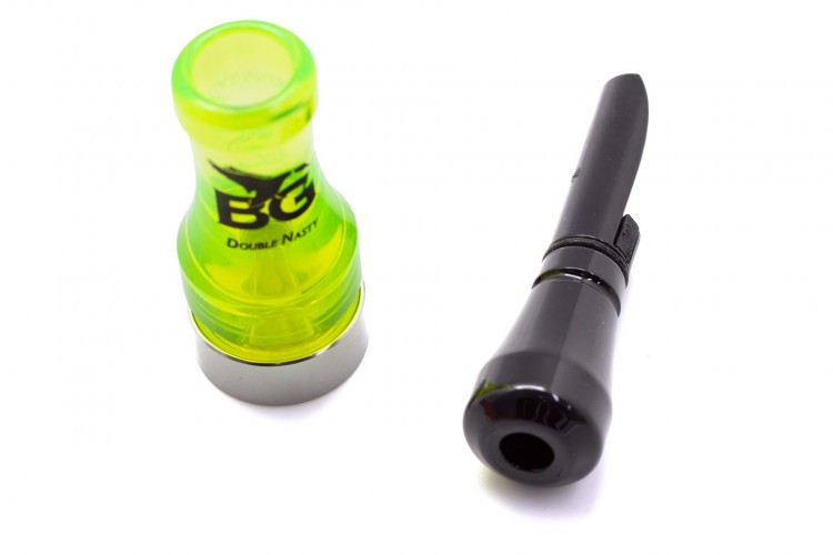 Манок духовой на утку крякву Buck Gardner Double Nasty SPIT-TECH DNP-S-BCP Реактор \ Чёрный