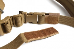 Ремень оружейный тактический Долг М3 1-2-3 точечный с мягкой подушкой универсальный Койот