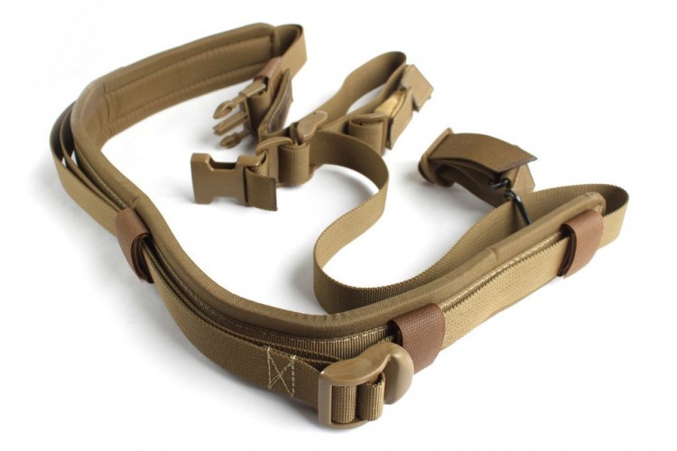 Тактический 1-2-3 точечный ремень "ДОЛГ - М3" Универсальный (Койот)