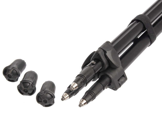 Опора телескопическая для оружия ShotTime ST-TS3-180 3 ноги 2 колена Черный