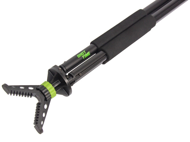 Опора телескопическая для оружия ShotTime ST-TS3-180 3 ноги 2 колена Черный