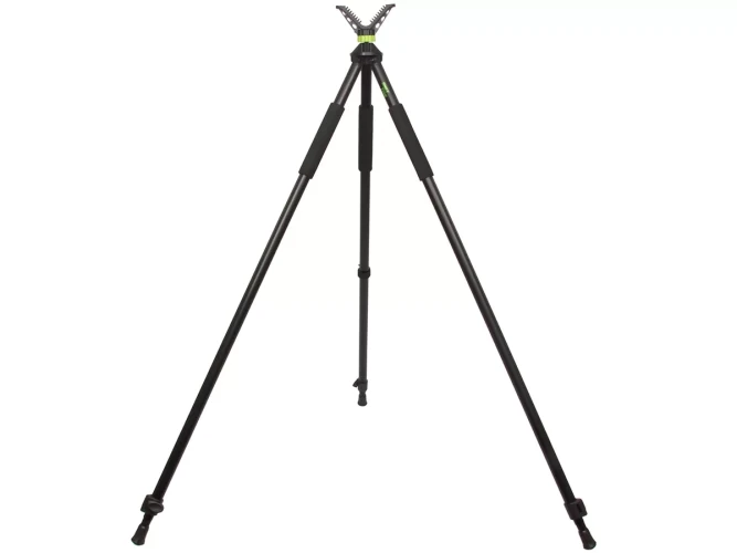 Опора телескопическая для оружия ShotTime ST-TS3-180 3 ноги 2 колена Черный