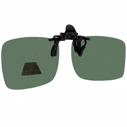 Клипон на очки Azuza А18 с поляризацией Polarized Зелёные 13%