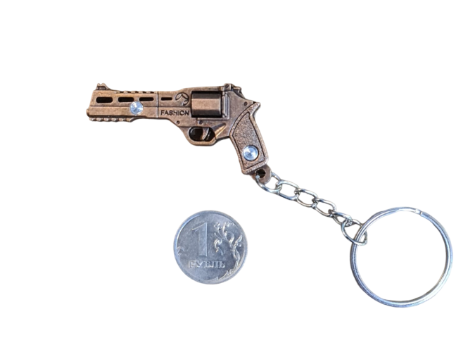 Брелок Microgun XS Револьвер Rhino R45 Медный