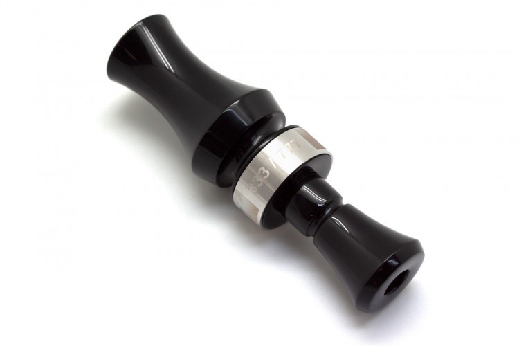 Манок духовой на утку акриловый Stickhunt ArtCalls Midnight VIP (333/777) 1 лепесток Чёрный