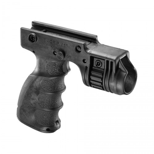 Рукоятка тактическая Fab Defense T-GRIP с креплением для фонаря 25.4 мм Черный