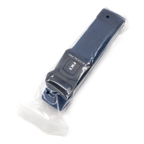 Ремень брючный PMX-18 с металлической застёжкой Синий