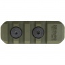 Планка Picatinny Fab Defense MA-2 для M-LOK на 4 слота Зеленый