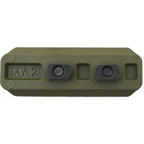 Планка Picatinny Fab Defense MA-2 для M-LOK на 4 слота Зеленый