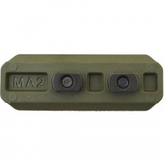Планка Picatinny Fab Defense MA-2 для M-LOK на 4 слота Зеленый