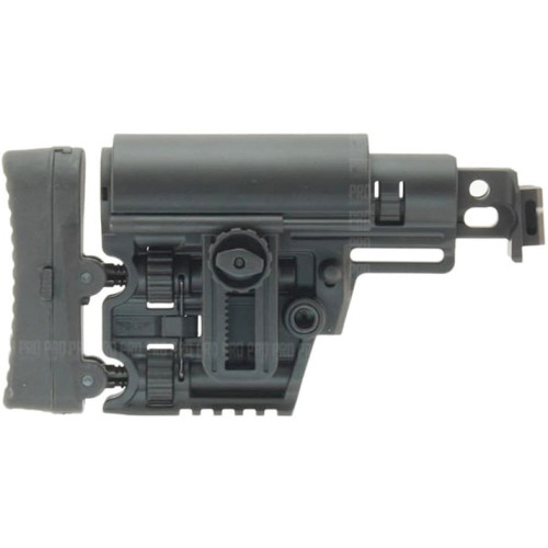 Приклад телескопический DLG Tactical Сайга (AK74M4) для АК-74М / АК-100 / Сайга-9 / Сайга-12 с упором