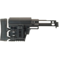 Приклад телескопический DLG Tactical Сайга (AK74M4) для АК-74М / АК-100 / Сайга-9 / Сайга-12 с упором