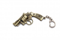 Брелок Microgun XS Револьвер Smith and Wesson M36 Золотой