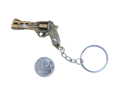 Брелок Microgun XS Револьвер Rhino R45 Золотой