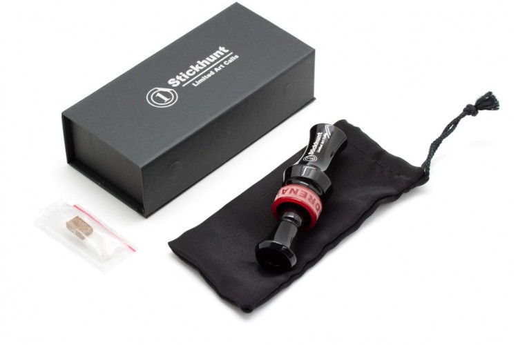 Манок духовой на утку акриловый Stickhunt ArtCalls Adrenaline VIP (111/777) 1 лепесток Чёрный