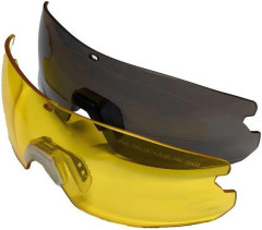 Очки баллистические стрелковые PMX Paragon GT-2600 KIT ANTI-FOG Прозрачные 96% Жёлтые 89% Серые 23%