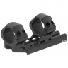Кольца-моноблок для прицела Leapers UTG Accu-Sync (AIR32234) D=30 мм H=18 мм V=34 мм на Weaver | Высокий