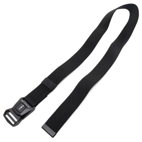 Ремень брючный PMX-18 с металлической застёжкой Черный