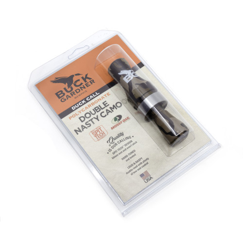 Манок духовой на утку крякву Buck Gardner Double Nasty SPIT-TECH DNP-BLD камуфляж кора дерева