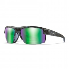 Очки баллистические стрелковые Wiley X Compass CCCMP07 Polarized Зеркально-изумрудные 14-16%