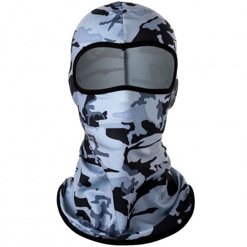 Маска балаклава RusForce Breath трикотажная 1 отверстие с защитой дыхательных путей Мультикам Светлый