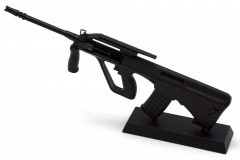 Модель сувенирная в виде оружия Microgun L Steyr AUG Армейская винтовка Черная