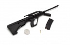 Модель сувенирная в виде оружия Microgun L Steyr AUG Армейская винтовка Черная