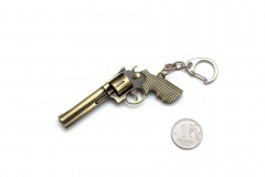 Брелок Microgun S Револьвер Colt King Cobra Золотой