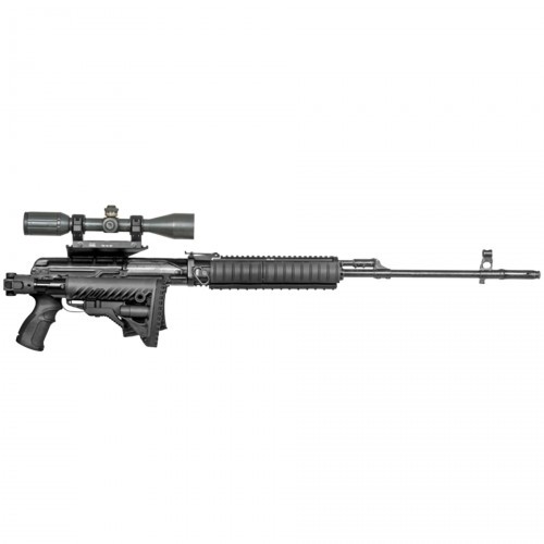 Приклад телескопический Fab Defense M4-SVD SB для СВД / Тигр с амортизатором Койот