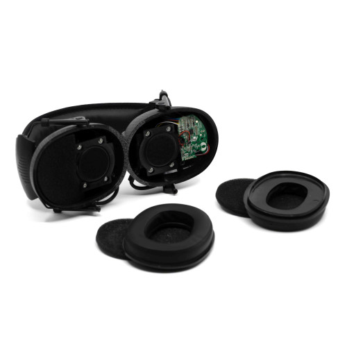 Наушники активные стрелковые Pyramex Venture Gear Clandestine VGPME17 24-85 ДБ Карбон