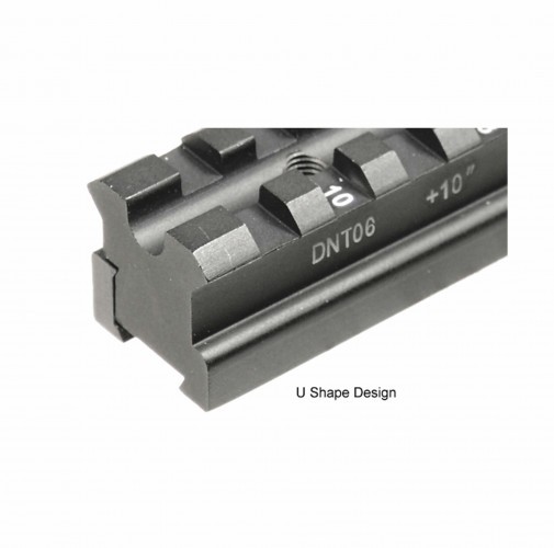 Планка Picatinny Leapers UTG MNT-DNT06 с призмы Ласточкин хвост на Weaver / Picatinny