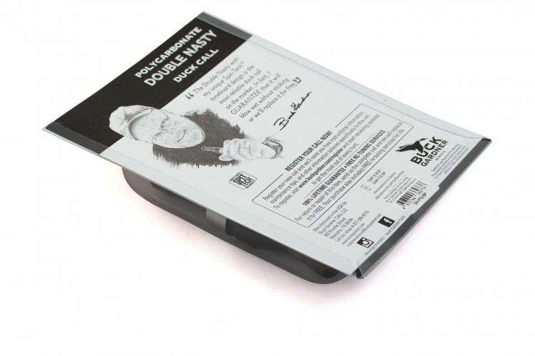 Манок духовой на утку крякву Buck Gardner Double Nasty SPIT-TECH DNP-FG-BP Дымчатый / Бордо