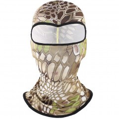 Маска балаклава RusForce Breath трикотажная 1 отверстие с защитой дыхательных путей Питон Хаки