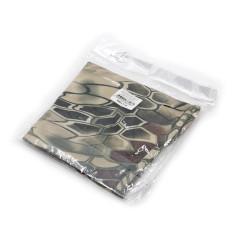 Маска балаклава RusForce Breath трикотажная 1 отверстие с защитой дыхательных путей Питон Хаки