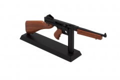 Модель сувенирная в виде оружия Microgun L Thompson Пистолет-пулемёт Коричневый