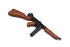 Модель сувенирная в виде оружия Microgun L Thompson Пистолет-пулемёт Коричневый