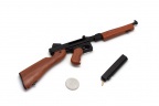 Модель сувенирная в виде оружия Microgun L Thompson Пистолет-пулемёт Коричневый
