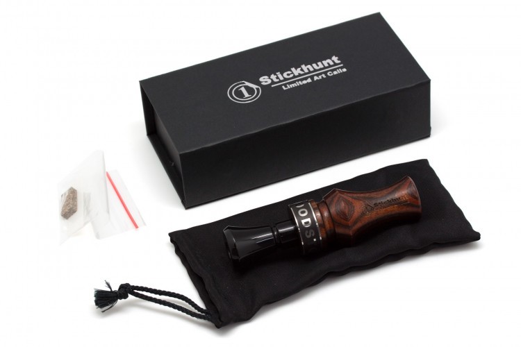 Манок духовой на утку акриловый Stickhunt ArtCalls Woodstock Бокоте 1 лепесток Чёрный