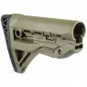 Приклад телескопический Fab Defense GL-SHOCK SRP с амортизатором и упором Зелёный