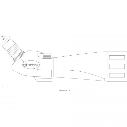 Труба зрительная Hawke Vantage 24-72X70 (51101) Porro | BK-7