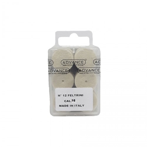 Патч войлочный для чистки оружия Nimar 685.0016 для 16 калибра 12 шт