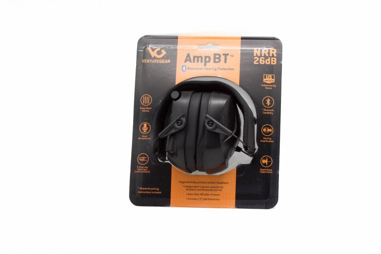 Наушники активные стрелковые Pyramex Venture Gear AMP BT VGPME30BT Bluetooth 26-85 ДБ Черный
