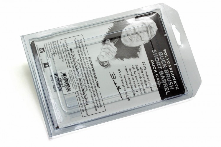 Манок духовой на утку крякву Buck Gardner Buck Brush Short Barrel BB3-CG/S Зелёный / Дымчатый