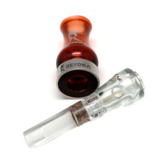 Манок духовой 2 в 1 (уточка чирок и шилохвость) Reyoka Camurcun Красный / Прозрачный