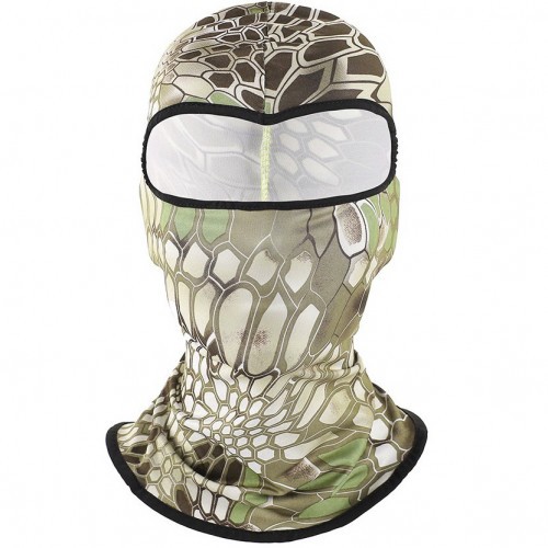Маска балаклава RusForce Breath трикотажная 1 отверстие с защитой дыхательных путей Питон Койот